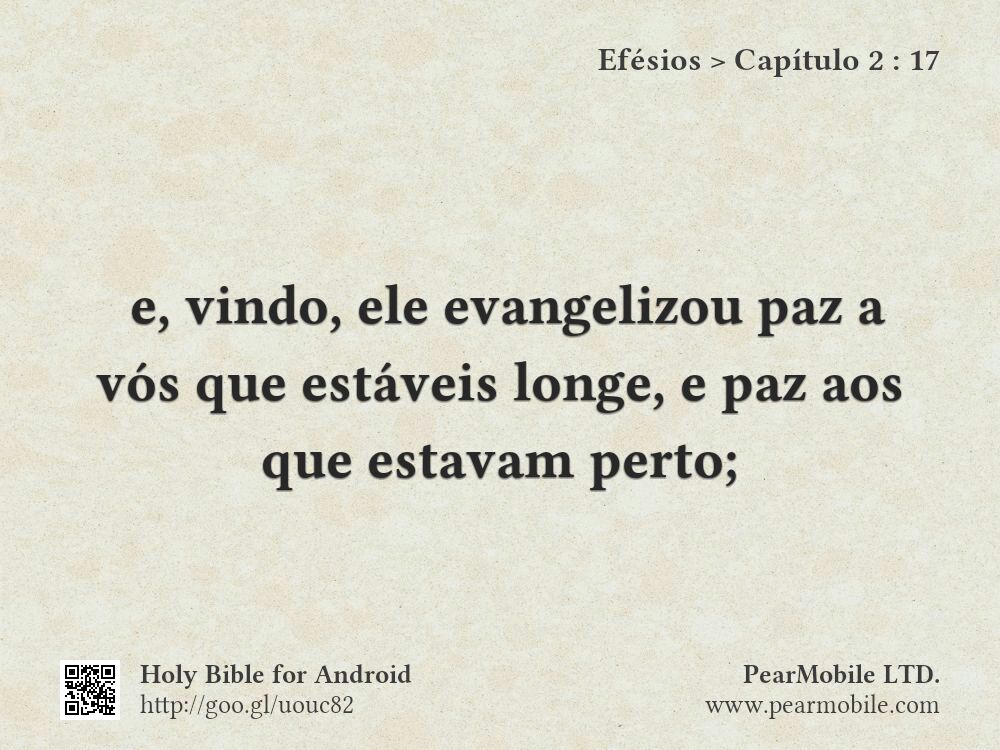 Efésios, Capítulo 2:17